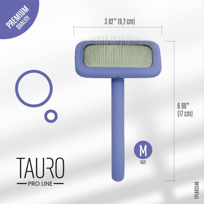 Гребінець для тварин Tauro Pro Line прямокутний S, зубці 11 мм purple (TPLB63544) зображення 3