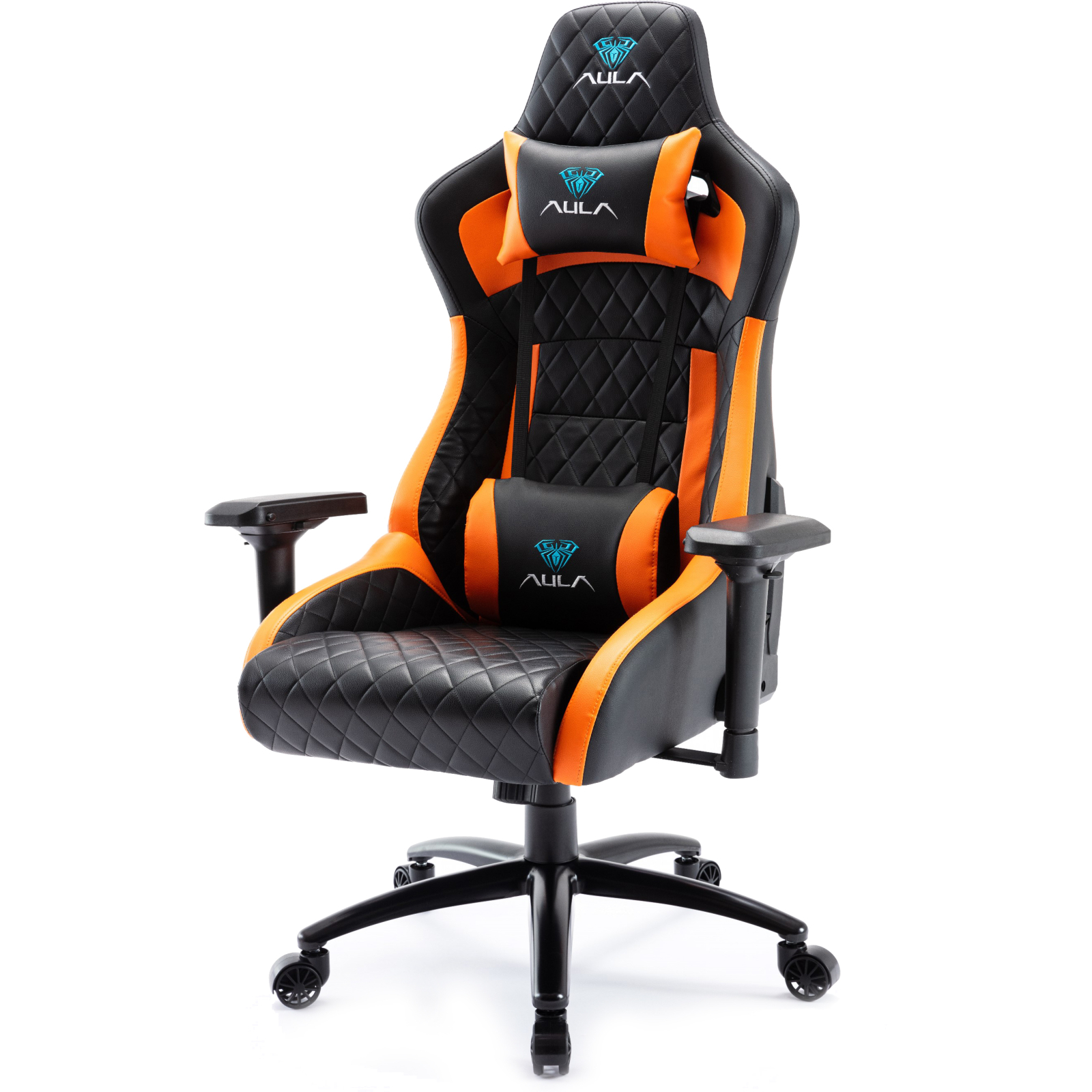 Кресло игровое Aula F1031 Gaming Chair Black/Orange (6948391286211) изображение 3
