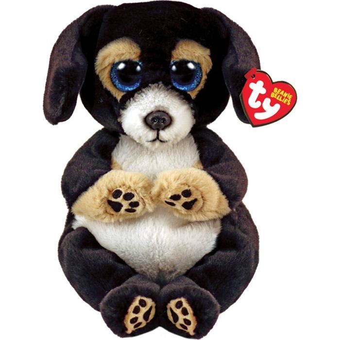 Мягкая игрушка Ty Beanie Bellies Чорний пес Dog 15 см (40700)