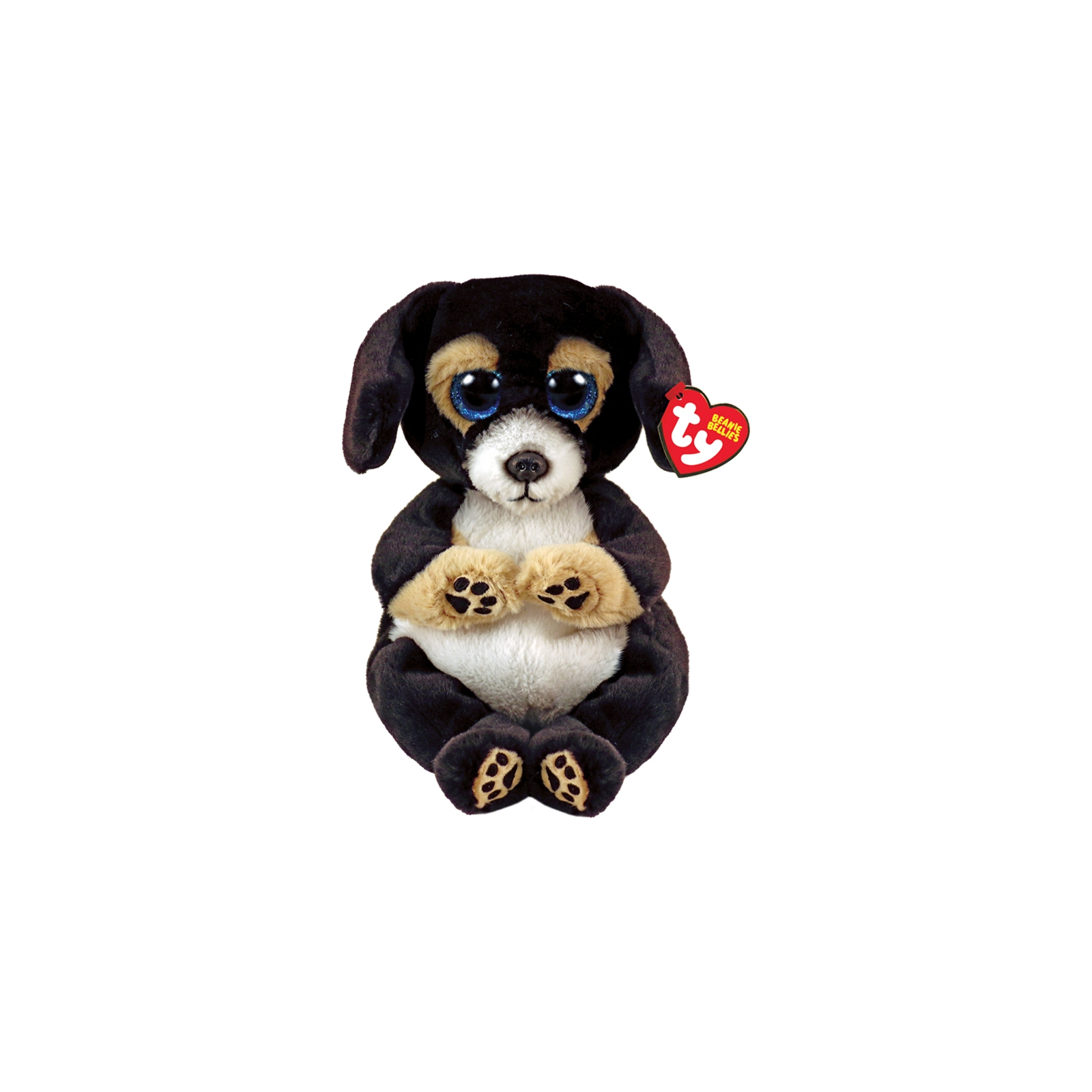 М'яка іграшка Ty Beanie Bellies Чорний пес Dog 15 см (40700)