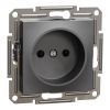 Розетка Schneider Electric ASFORA без заземлення антрацит (EPH3000171) изображение 2