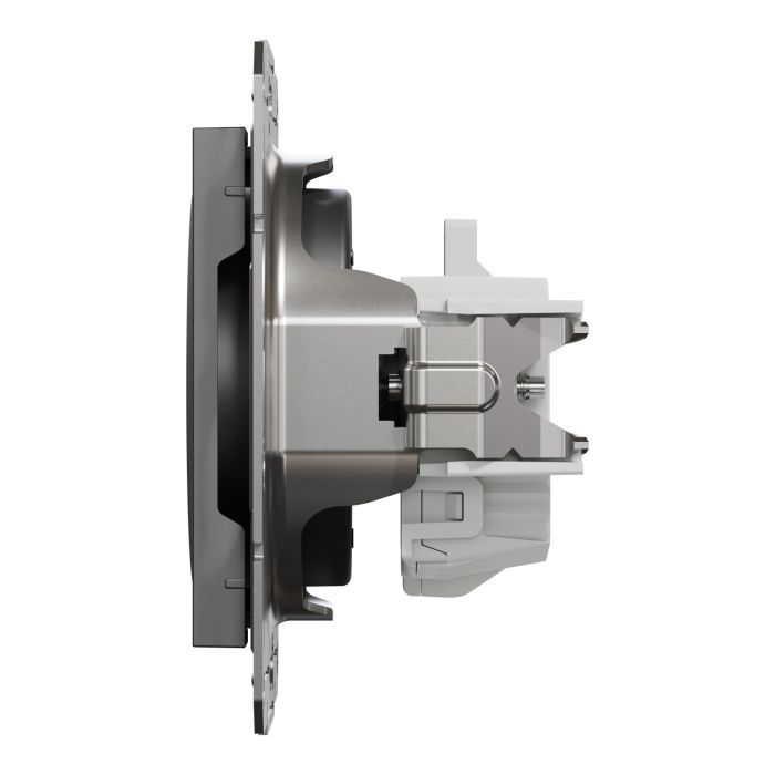 Розетка Schneider Electric ASFORA без заземлення антрацит (EPH3000171) изображение 4