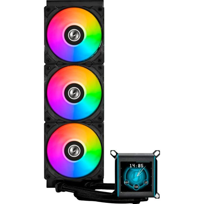 Система жидкостного охлаждения Lian Li Galahad II LCD SL-INF, 360 Black (G89.GA2ALCD36INB.00) изображение 2