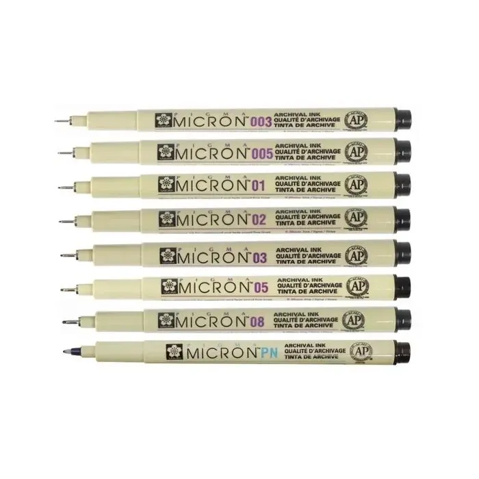 Лайнер Sakura Pigma Micron (0.3) 0,35 мм Черный (084511306400) изображение 3