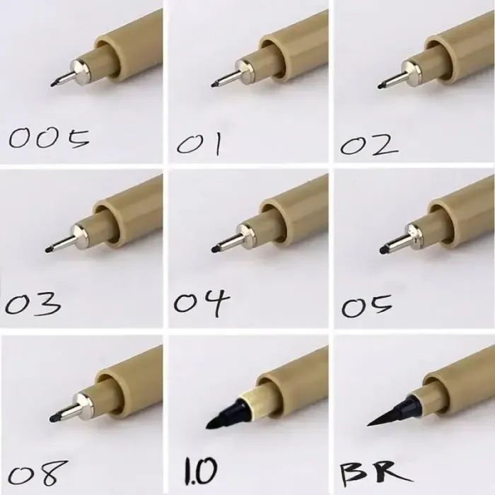 Лайнер Sakura Pigma Micron (0.3) 0,35 мм Червоний (084511306370) зображення 8