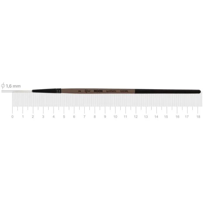 Кисточка для рисования Rosa Синтетика лайнер, MOON 1203RL, №4 (4823098534082)