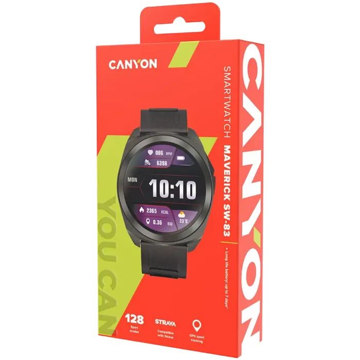 Смарт-часы Canyon Maveric SW-83 GPS Silver (CNS-SW83SS) изображение 7