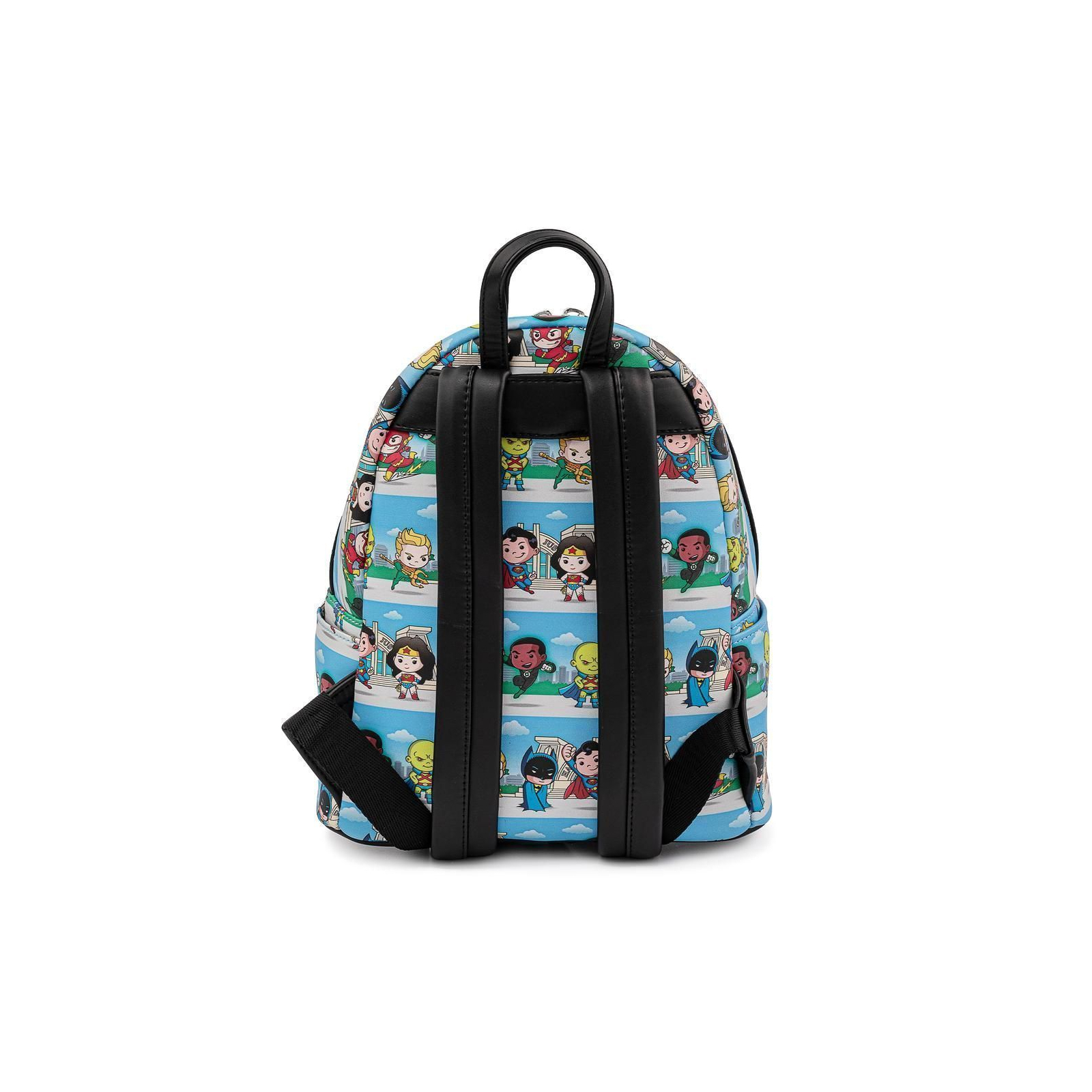 Рюкзак школьный Loungefly DC - Superheroes Chibi Lineup AOP Mini Backpack (DCCBK0062) изображение 5