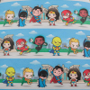 Рюкзак школьный Loungefly DC - Superheroes Chibi Lineup AOP Mini Backpack (DCCBK0062) изображение 6