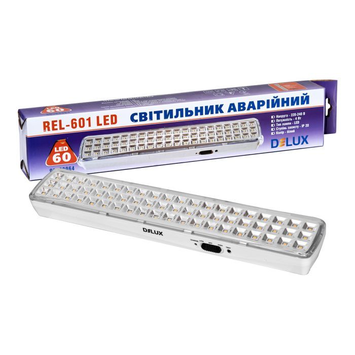 Світильник Delux REL-601 (3.7V2Ah) 60 LED 4W (90016961) зображення 2
