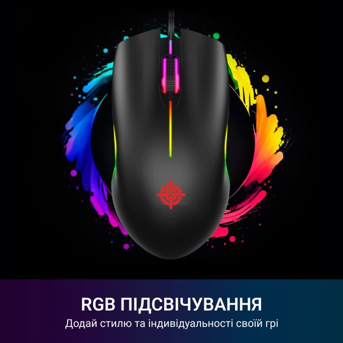 Мышка GamePro GM117 USB Black (GM117) изображение 4