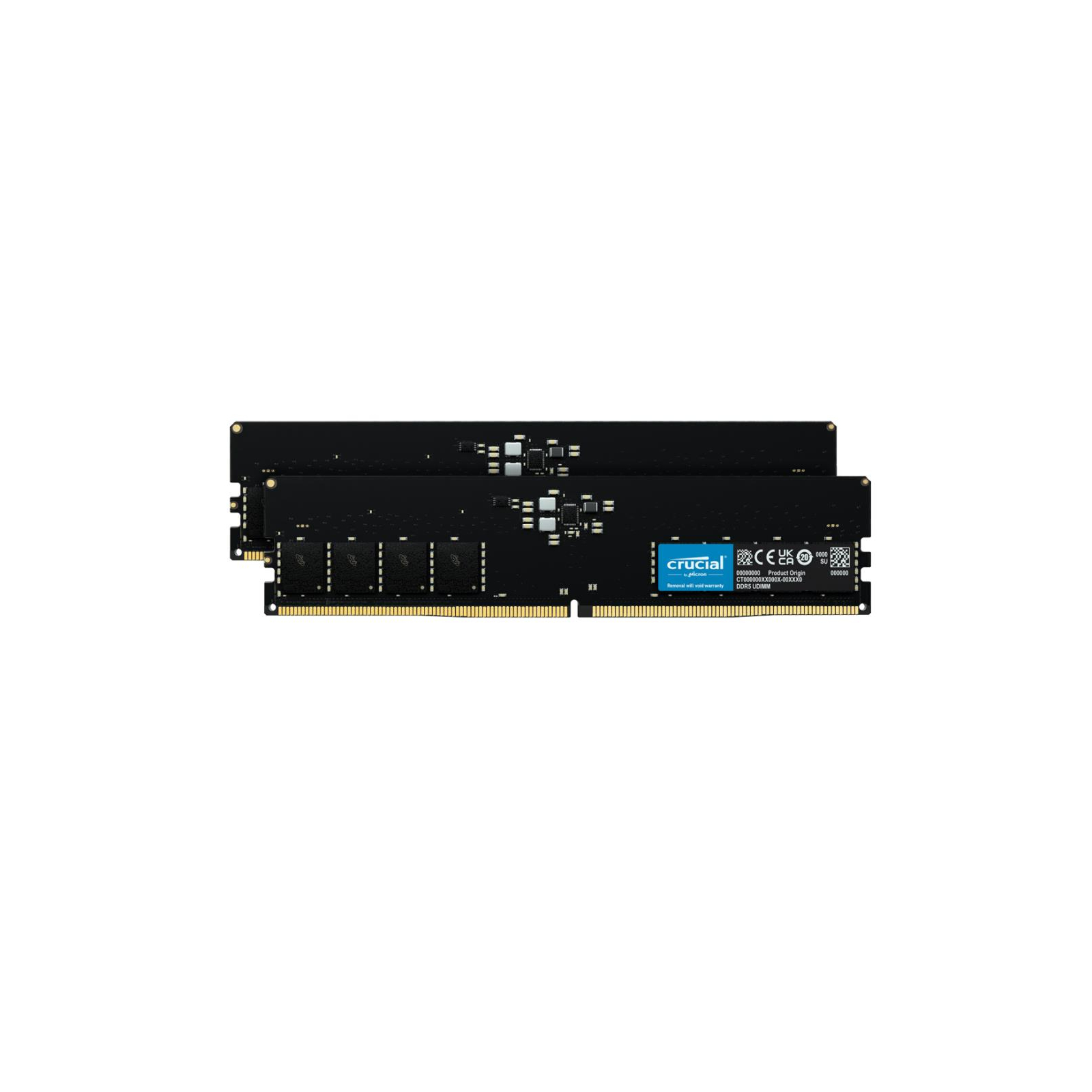 Модуль памяти для компьютера DDR5 32GB (2x16GB) 5600 MHz Micron (CT2K16G56C46U5)