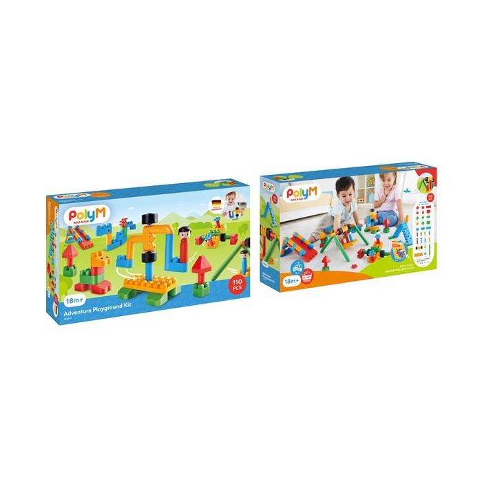 Конструктор PolyM Игровая площадка 110 деталей (760011) изображение 15