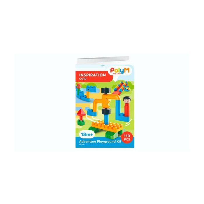 Конструктор PolyM Игровая площадка 110 деталей (760011) изображение 18