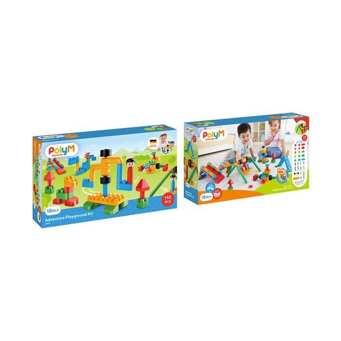 Конструктор PolyM Игровая площадка 110 деталей (760011) изображение 19