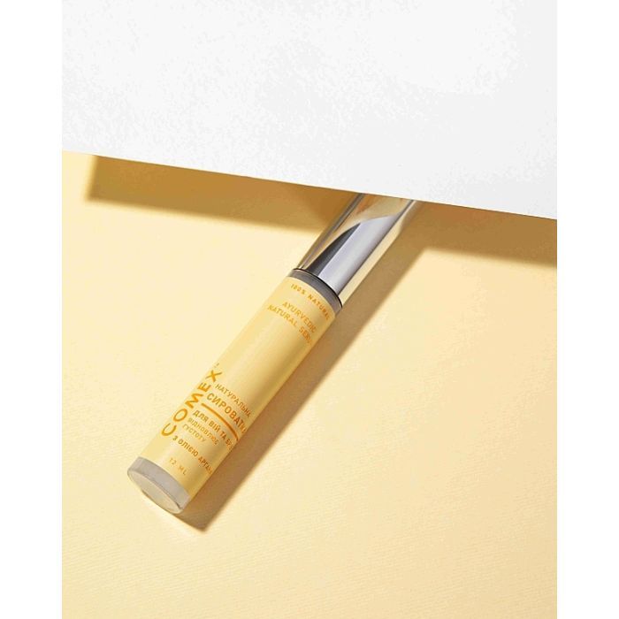 Гель для бровей Comex Ayurvedic Natural Serum Натуральная сыворотка для роста ресниц и бровей с арганой 12 мл (4820230952568) изображение 2