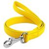 Повідець для собак WAUDOG Glamour шкіряний M-XXL жовтий (33768)