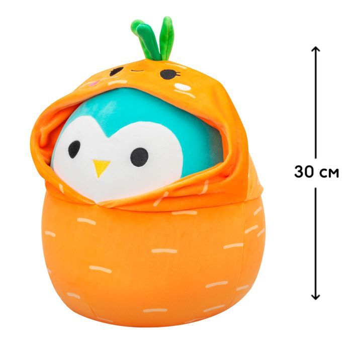 Мягкая игрушка Squishmallows Сова Уинстон 30 см, в одежде (SQER00929) изображение 2