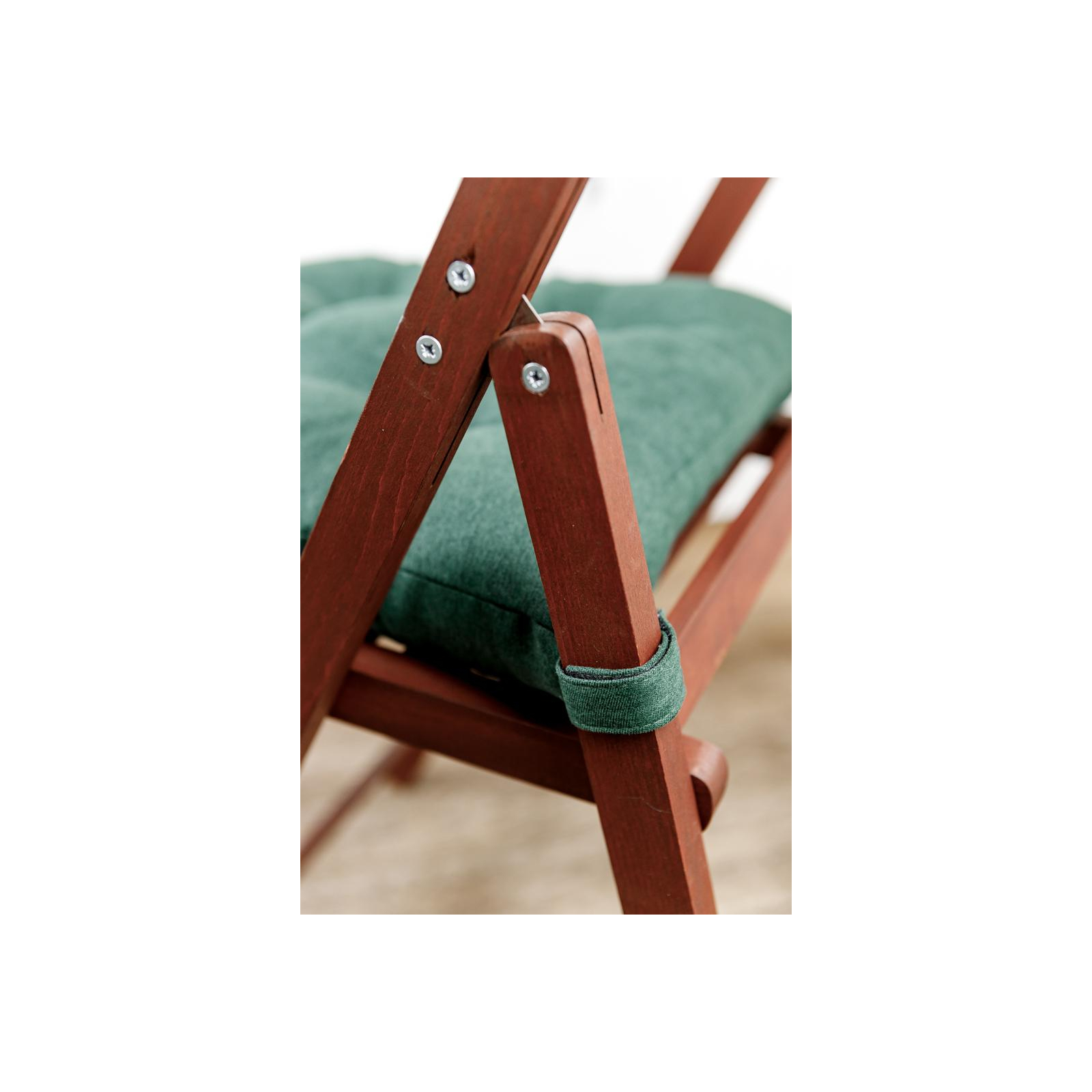 Подушка на стілець Прованс LUIS Смарагд 40х40 см (33748) зображення 5