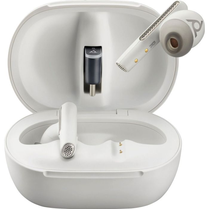 Навушники Poly TWS Voyager Free 60+ Earbuds + BT700C + TSCHC White (7Y8G6AA) зображення 2