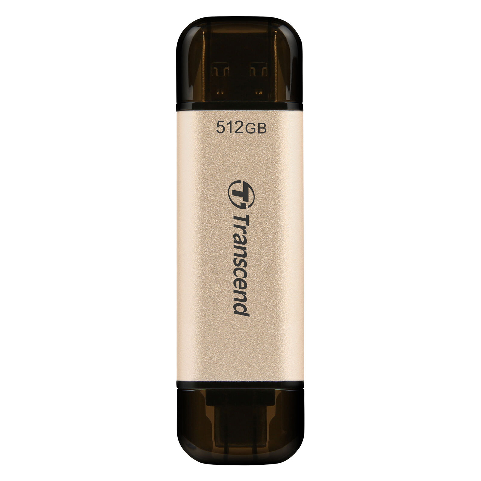 USB флеш накопитель Transcend 512GB JetFlash 930C Gold-Black USB 3.2/Type-C (TS512GJF930C) изображение 2