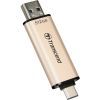 USB флеш накопичувач Transcend 512GB JetFlash 930C Gold-Black USB 3.2/Type-C (TS512GJF930C) зображення 3