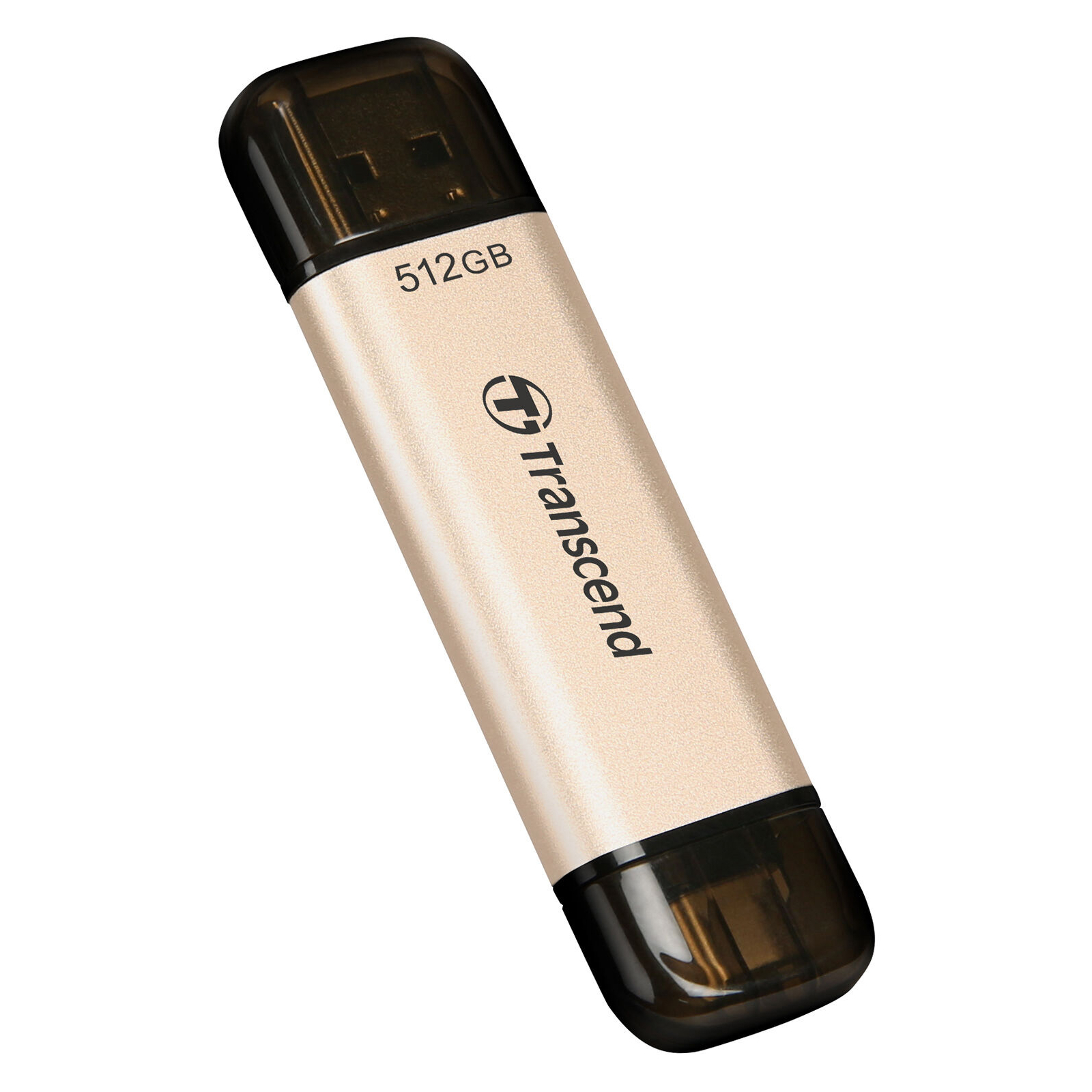 USB флеш накопитель Transcend 512GB JetFlash 930C Gold-Black USB 3.2/Type-C (TS512GJF930C) изображение 4