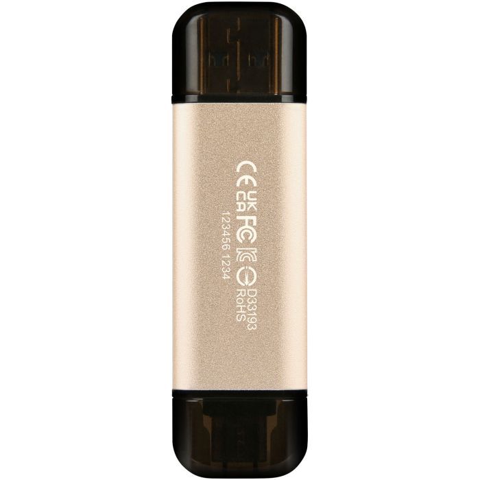 USB флеш накопичувач Transcend 512GB JetFlash 930C Gold-Black USB 3.2/Type-C (TS512GJF930C) зображення 7