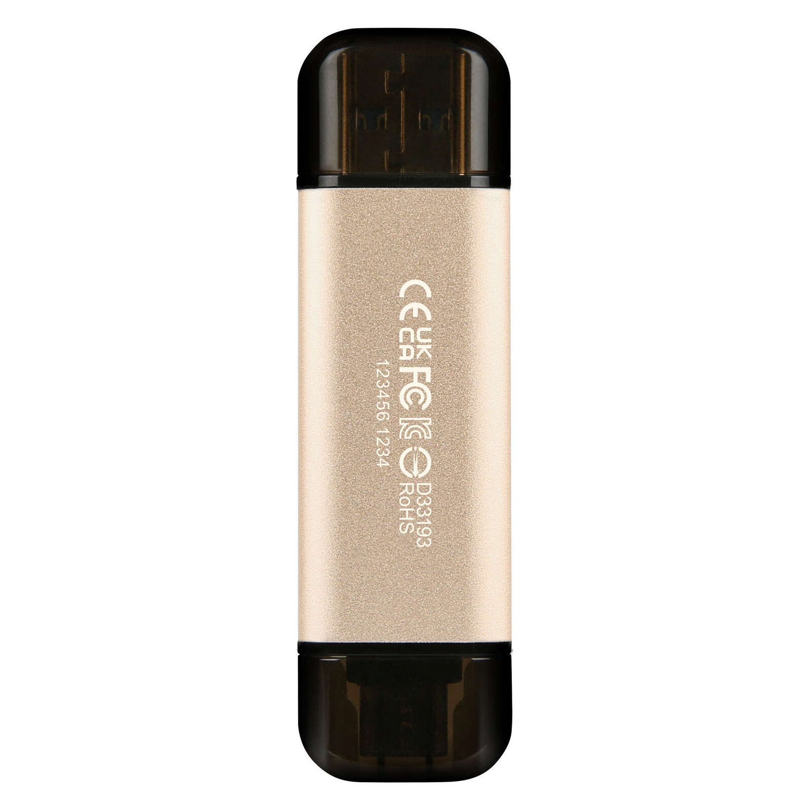 USB флеш накопитель Transcend 512GB JetFlash 930C Gold-Black USB 3.2/Type-C (TS512GJF930C) изображение 7