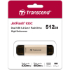 USB флеш накопитель Transcend 512GB JetFlash 930C Gold-Black USB 3.2/Type-C (TS512GJF930C) изображение 8