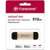USB флеш накопичувач Transcend 512GB JetFlash 930C Gold-Black USB 3.2/Type-C (TS512GJF930C) зображення 8