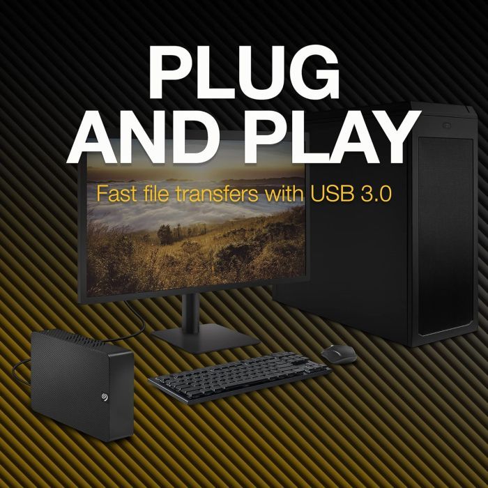 Внешний жесткий диск 3.5" 12TB Expansion Desktop Seagate (STKP12000400) изображение 7