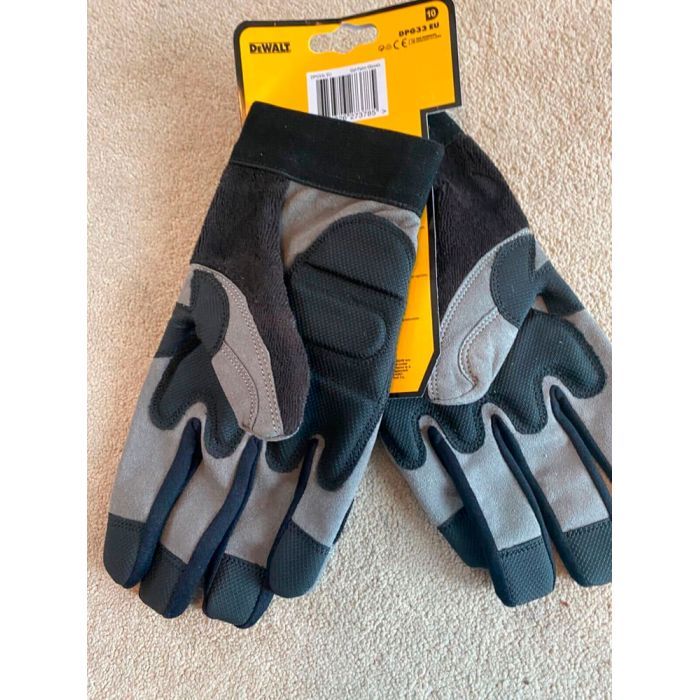 Захисні рукавиці DeWALT розм. L/9, з накладкою ToughThread™ та гелевою вставкою (DPG33L) зображення 3