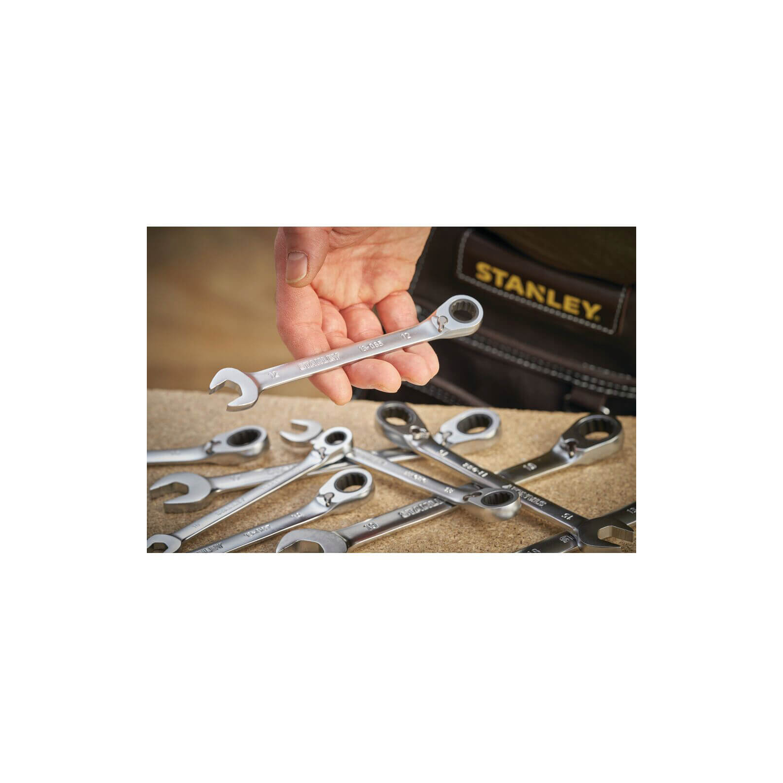 Ключ Stanley FATMAX 10 мм, з храповим механізмом (FMMT13083-0) зображення 4