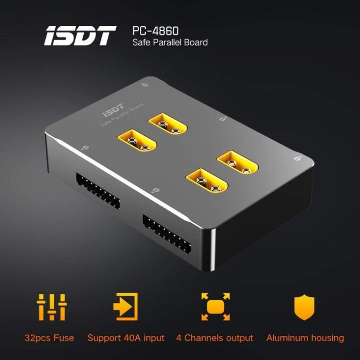 Аксессуар для зарядного устройства iSDT PC-4860S LiPo Parallel Charging Board (HP0015.0023) изображение 7
