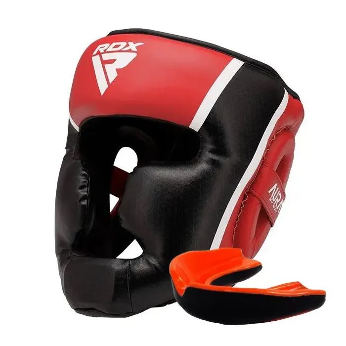 Боксерский шлем RDX Aura Plus T-17 Black Golden S (HGR-T17BGL-S+)