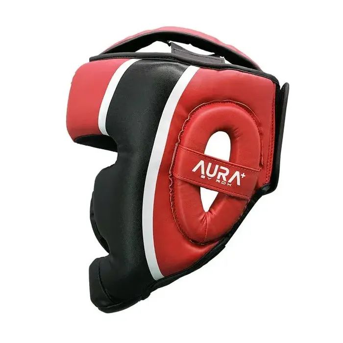 Боксерский шлем RDX Aura Plus T-17 Black Golden S (HGR-T17BGL-S+) изображение 4