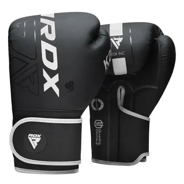 Боксерские перчатки RDX F6 Kara Matte Red 12 унцій (BGR-F6MR-12OZ)