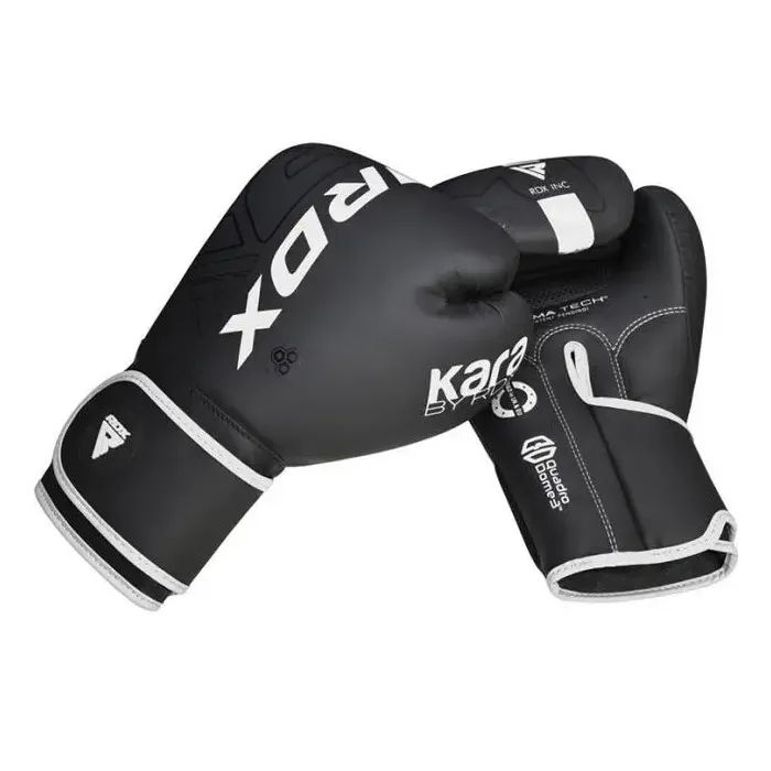 Боксерские перчатки RDX F6 Kara Matte Red 12 унцій (BGR-F6MR-12OZ) изображение 4
