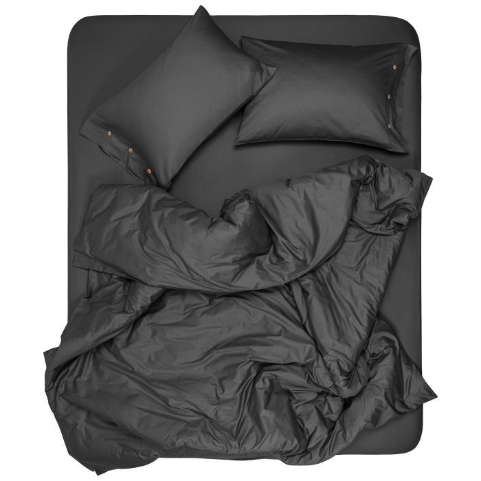 Простирадло Ardesto на резинці Mix&Match Premium, 100% бавовна, сатин сірий 160х200+30 см (ART1620FSY) зображення 6
