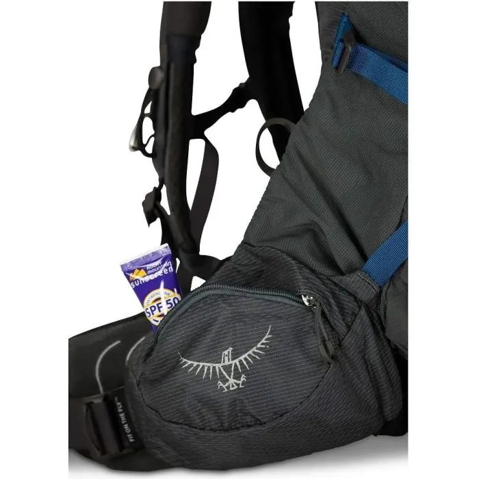 Рюкзак туристичний Osprey Aether Plus 70 black - S/M - чорний (009.2436) зображення 9