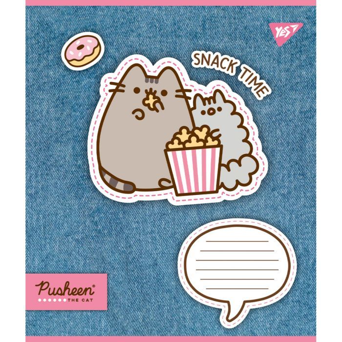 Тетрадь Yes Pusheen. Snack time 12 листов линия (767229) изображение 2