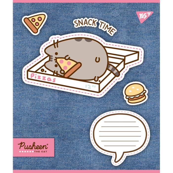 Тетрадь Yes Pusheen. Snack time 12 листов линия (767229) изображение 3