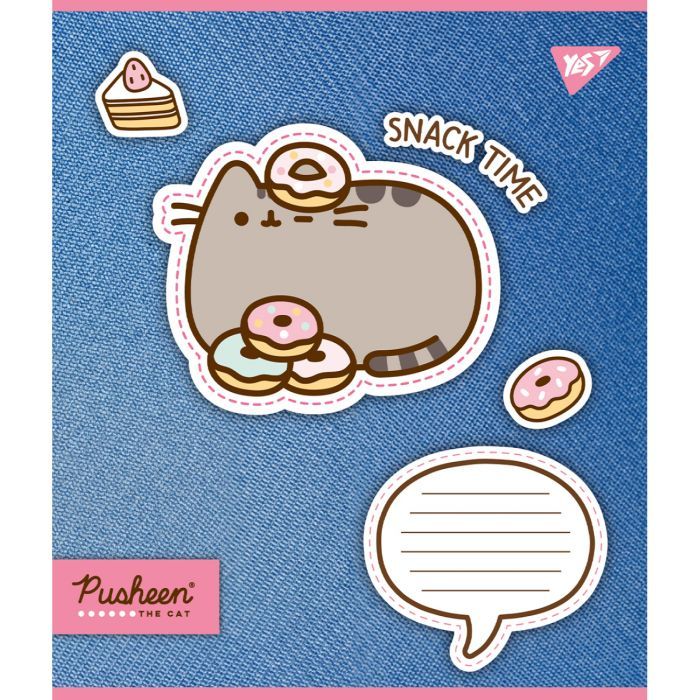 Тетрадь Yes Pusheen. Snack time 12 листов линия (767229) изображение 6