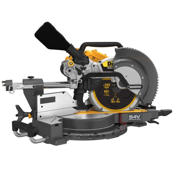 Торцювальна пила DeWALT 54В XR Li-lon, диск 305x30 мм, 3800 об/хв, XPS (без АКБ та ЗП) (DCS781N) зображення 8