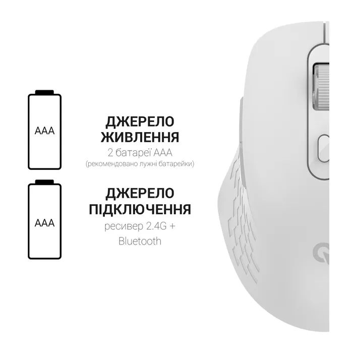 Мышка OfficePro M230C Silent Click Wireless/Bluetooth Blue (M230С) изображение 11