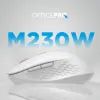 Мышка OfficePro M230W Silent Click Wireless/Bluetooth White (M230W) изображение 5