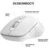 Мышка OfficePro M230W Silent Click Wireless/Bluetooth White (M230W) изображение 6