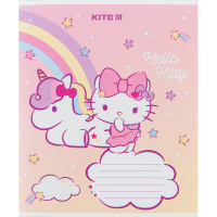 Зошит Kite Hello Kitty 12 аркушів, коса лінія (HK24-235-1) зображення 10