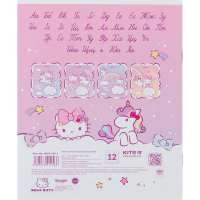 Зошит Kite Hello Kitty 12 аркушів, коса лінія (HK24-235-1) зображення 5
